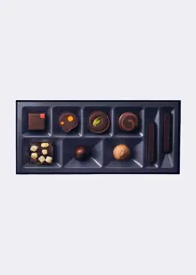 Hotel Chocolat Serious Dark Fix Chocolate Box 9 Piece