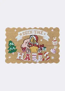 Winnie The Pooh Deck The Halls Coir Doormat 40x60cm
