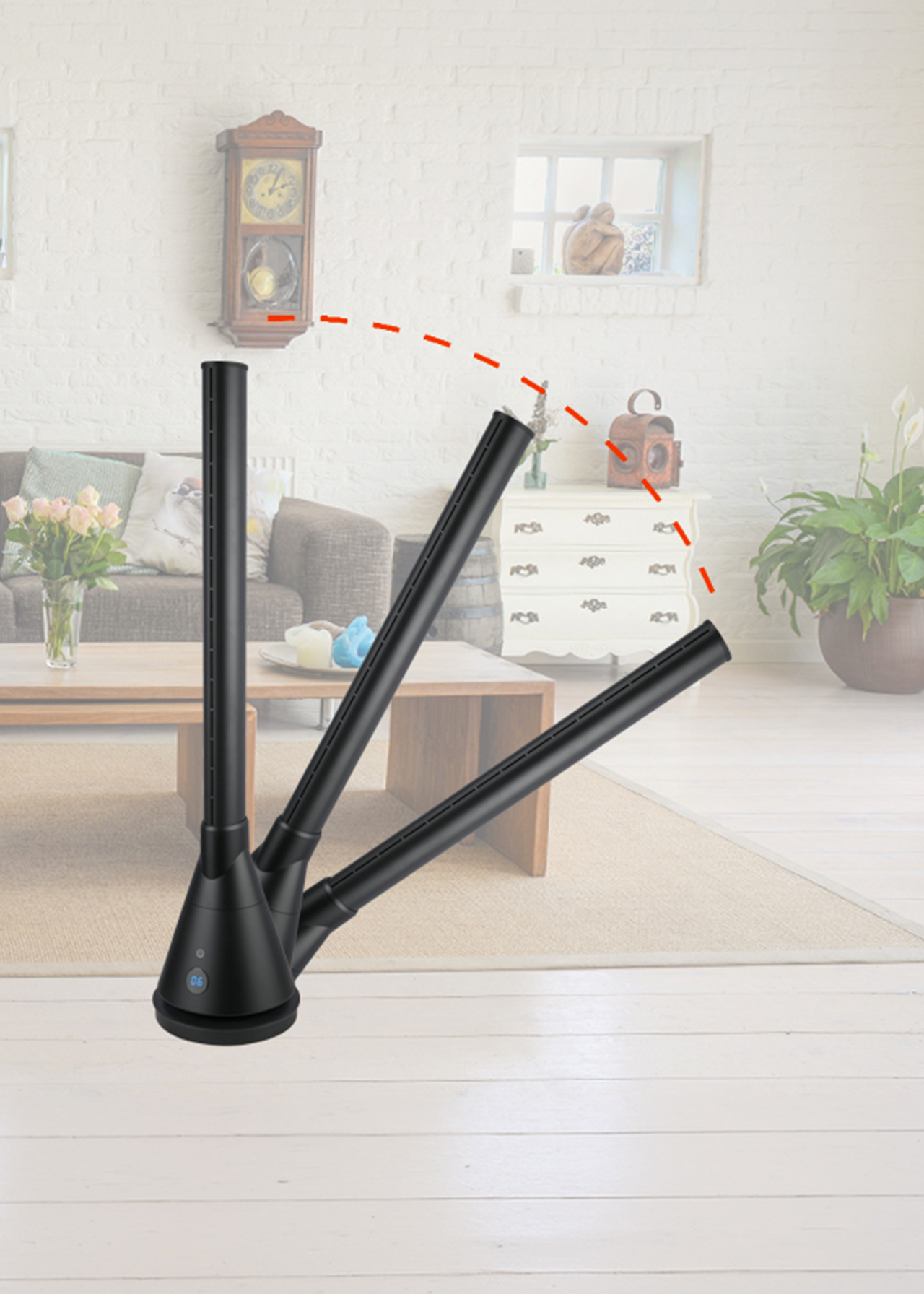 Sahara Heat & Cool Electric Indoor Fan
