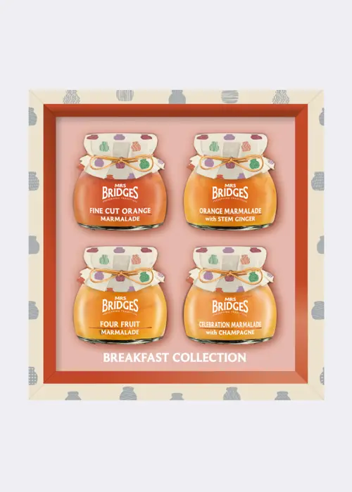 A photo of Mrs Bridges Breakfast 4 Jar Gift Set