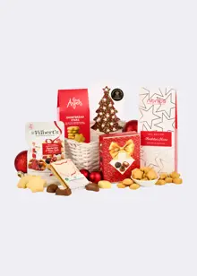 Christmas Treats Gift Basket Hamper