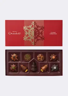 Hotel Chocolat Classic Christmas Chocolate Box 9 Piece