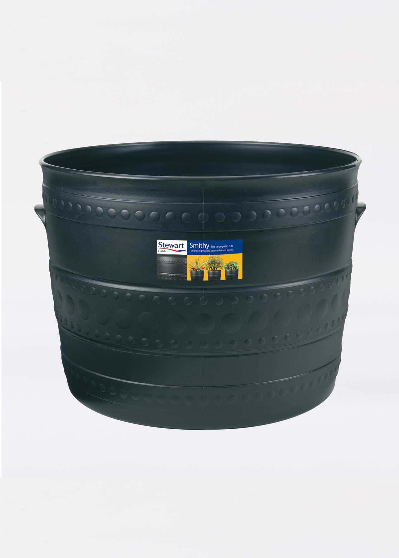 Smithy Patio Tub 50cm Black Dobbies Garden Centres