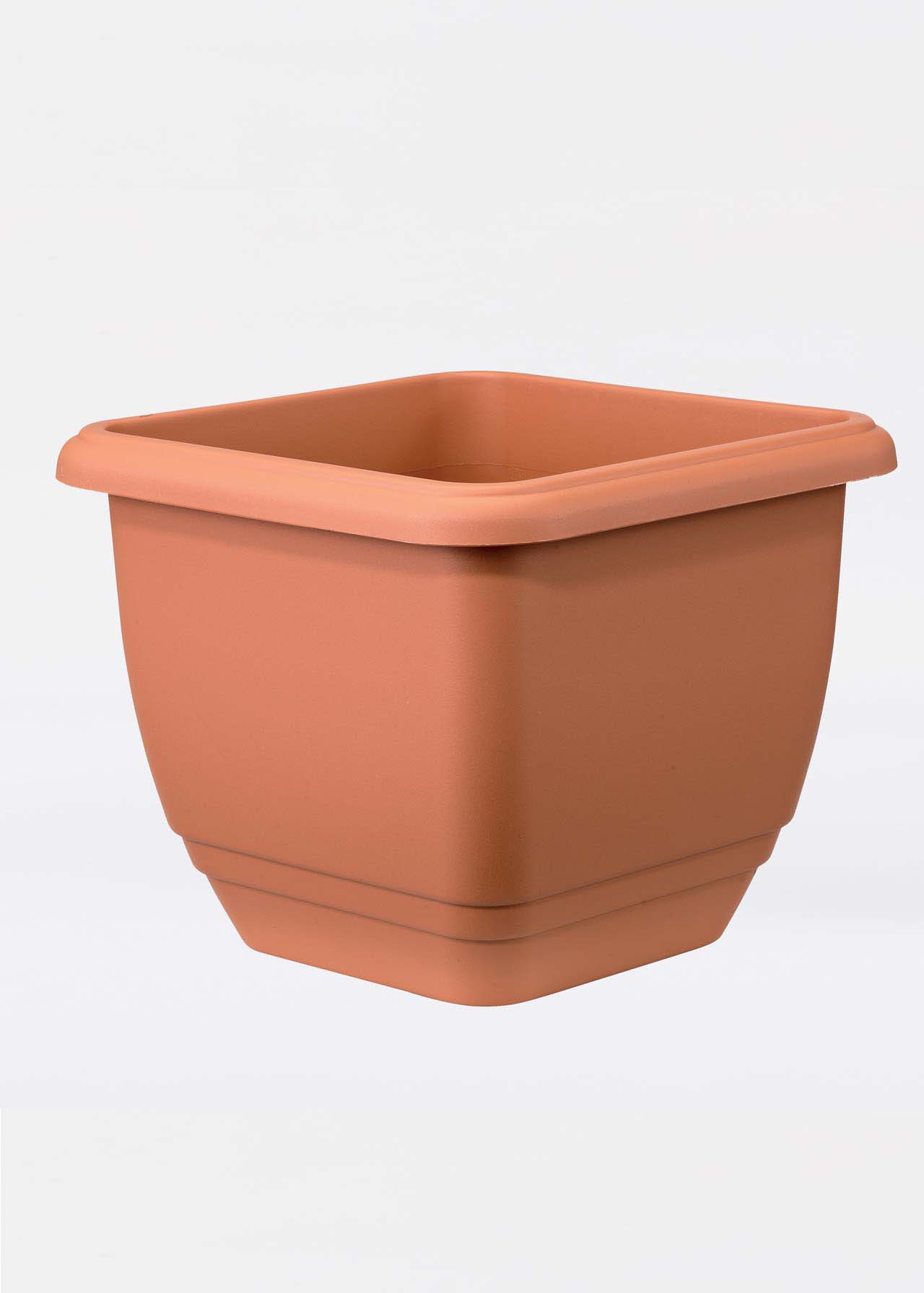 Self Watering Balcony Sq Planter 40cm Terracotta Dobbies Garden Centres