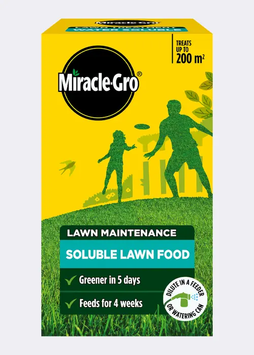 A photo of Miracle-Gro Water Soluble Lawn Food 1kg