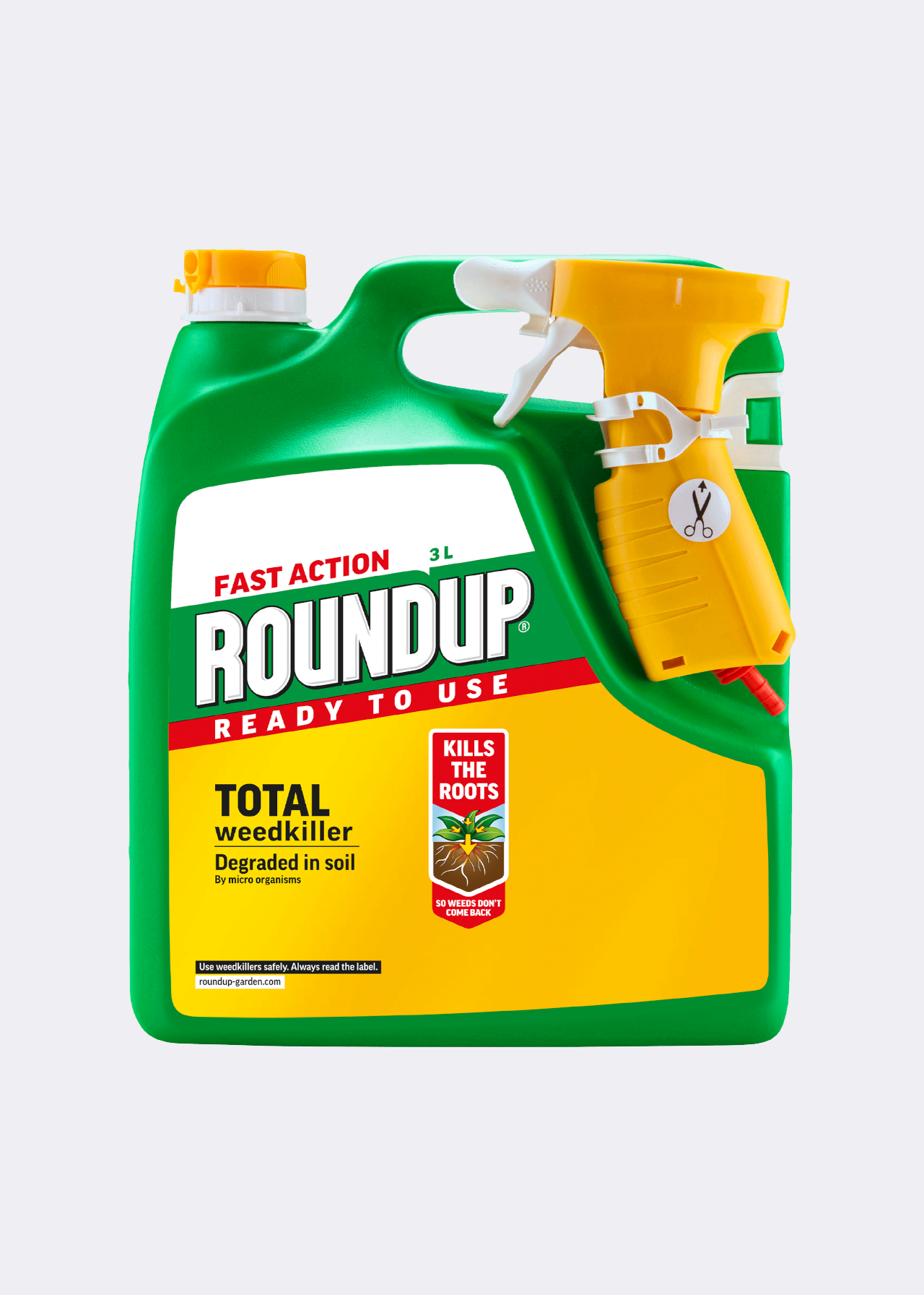 Roundup Total Ready-To-Use Weedkiller 3L