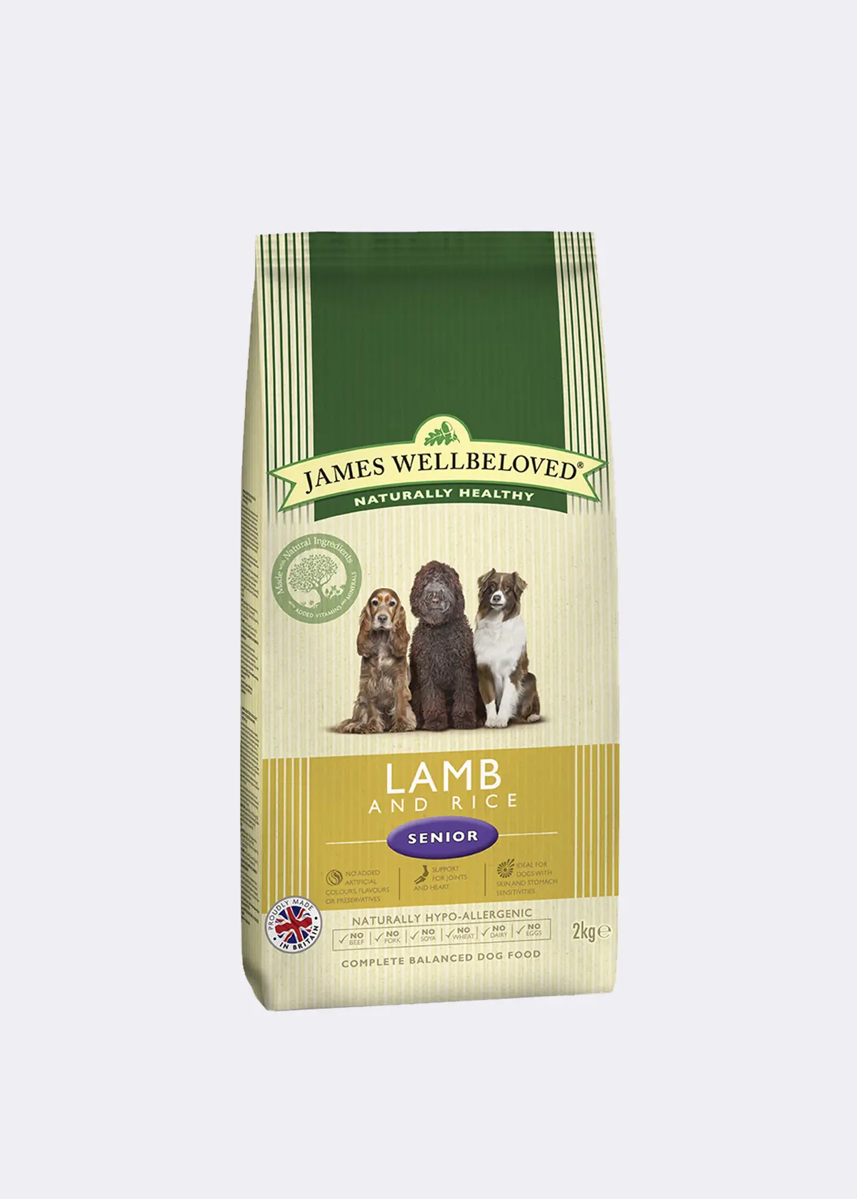 A photo of James Wellbeloved Senior Lamb and Rice 2kg