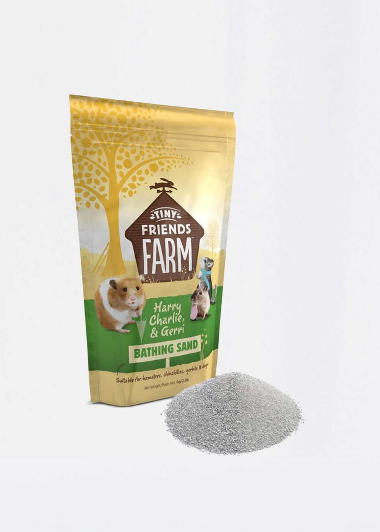 TFF 1KG Bathing Sand Hamsters, Gerbils, Chinchillas & Degus