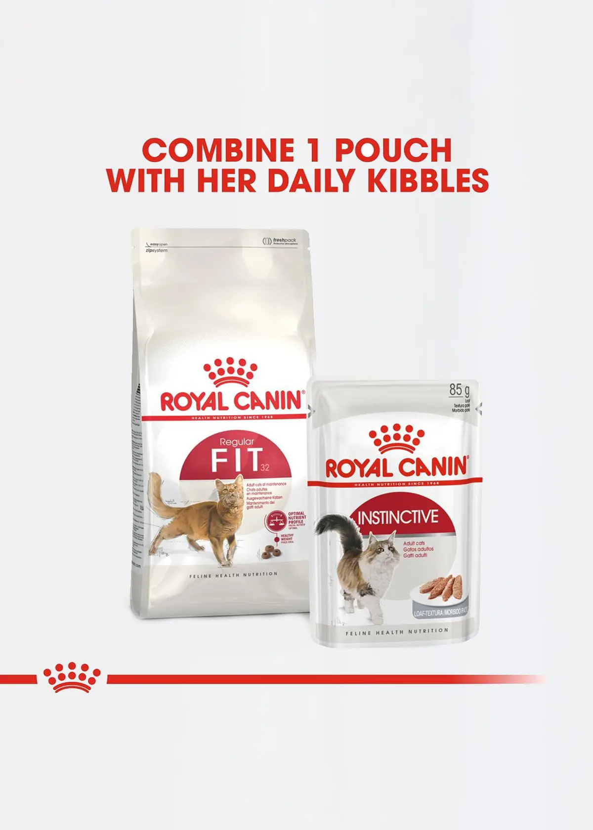 A photo of Royal Canin Fit 32 Adult Dry Cat Food 2kg