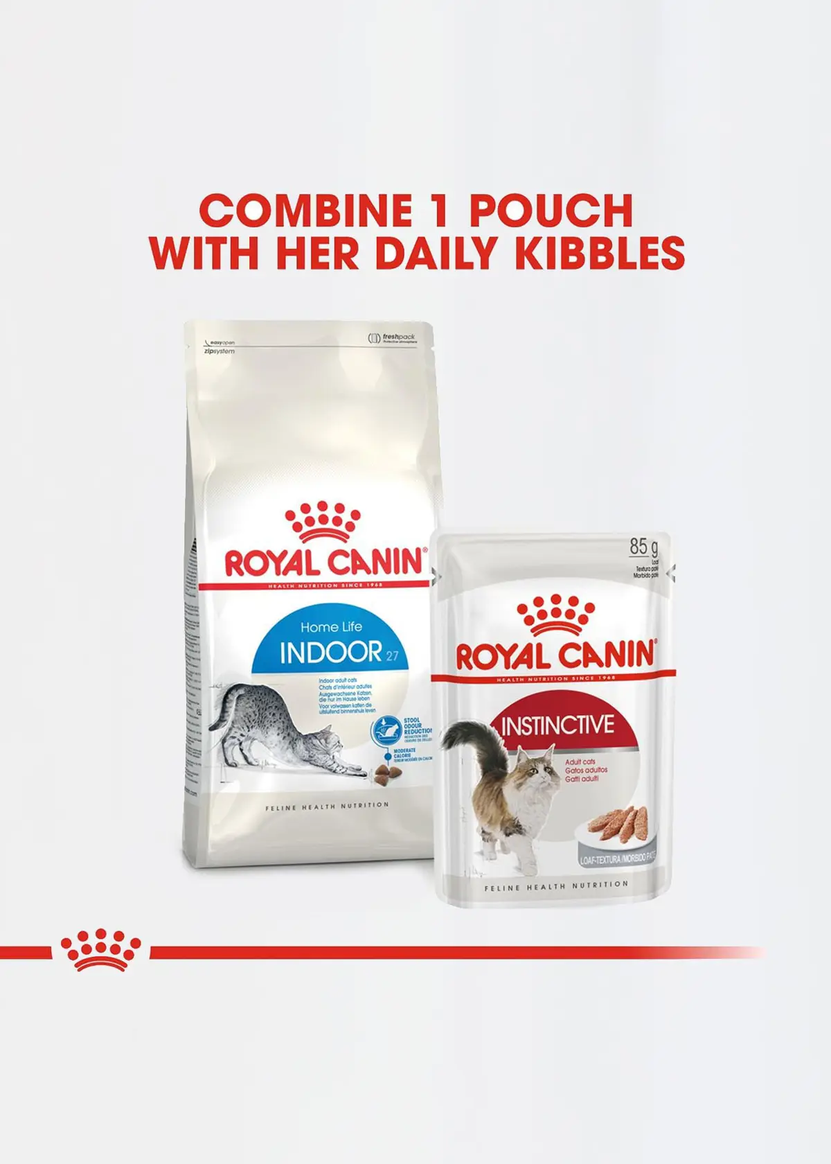 A photo of Royal Canin Indoor 27 Adult Dry Cat Food 2kg