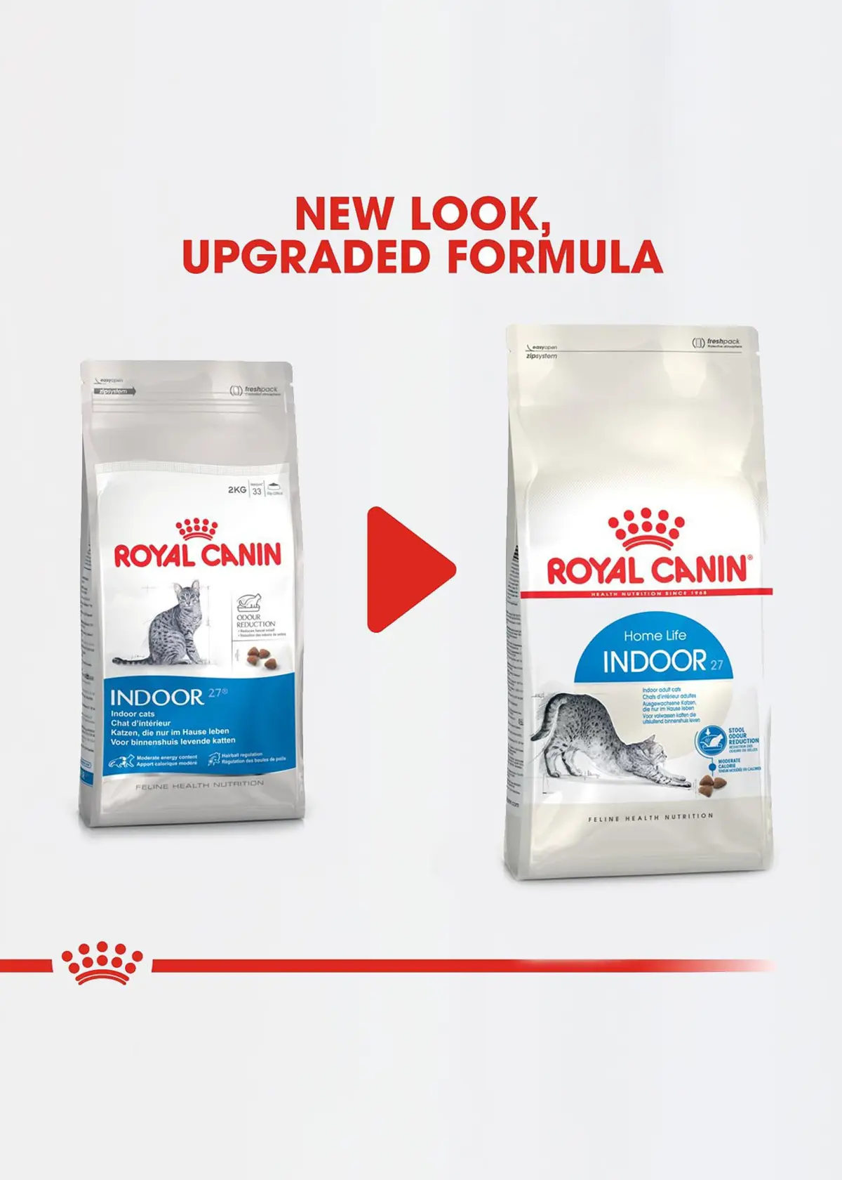 A photo of Royal Canin Indoor 27 Adult Dry Cat Food 2kg