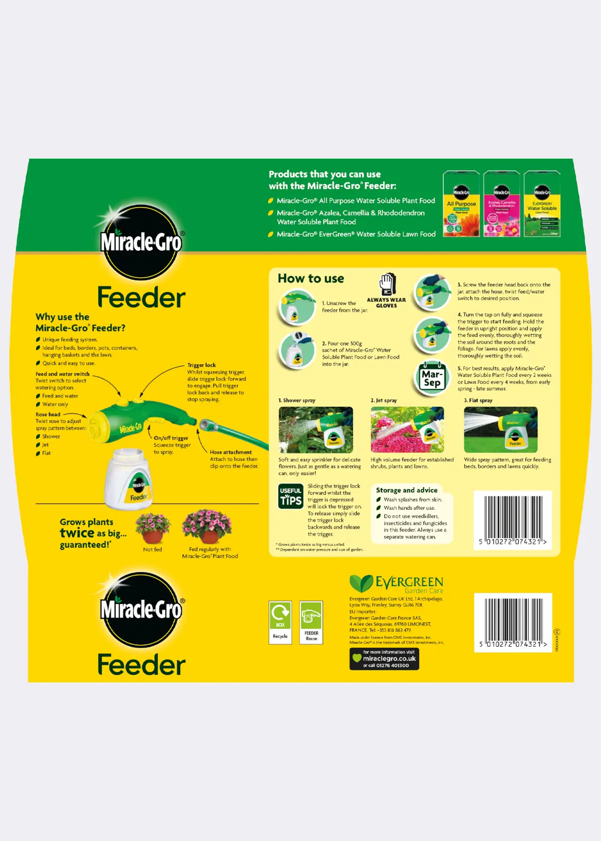 A photo of Miracle-Gro Feeder Unit