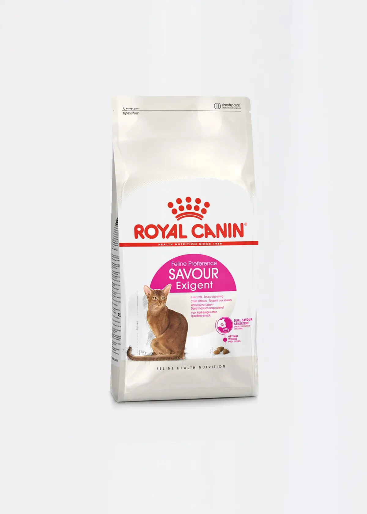 A photo of Royal Canin Savour Exigent Adult Dry Cat Food 400g