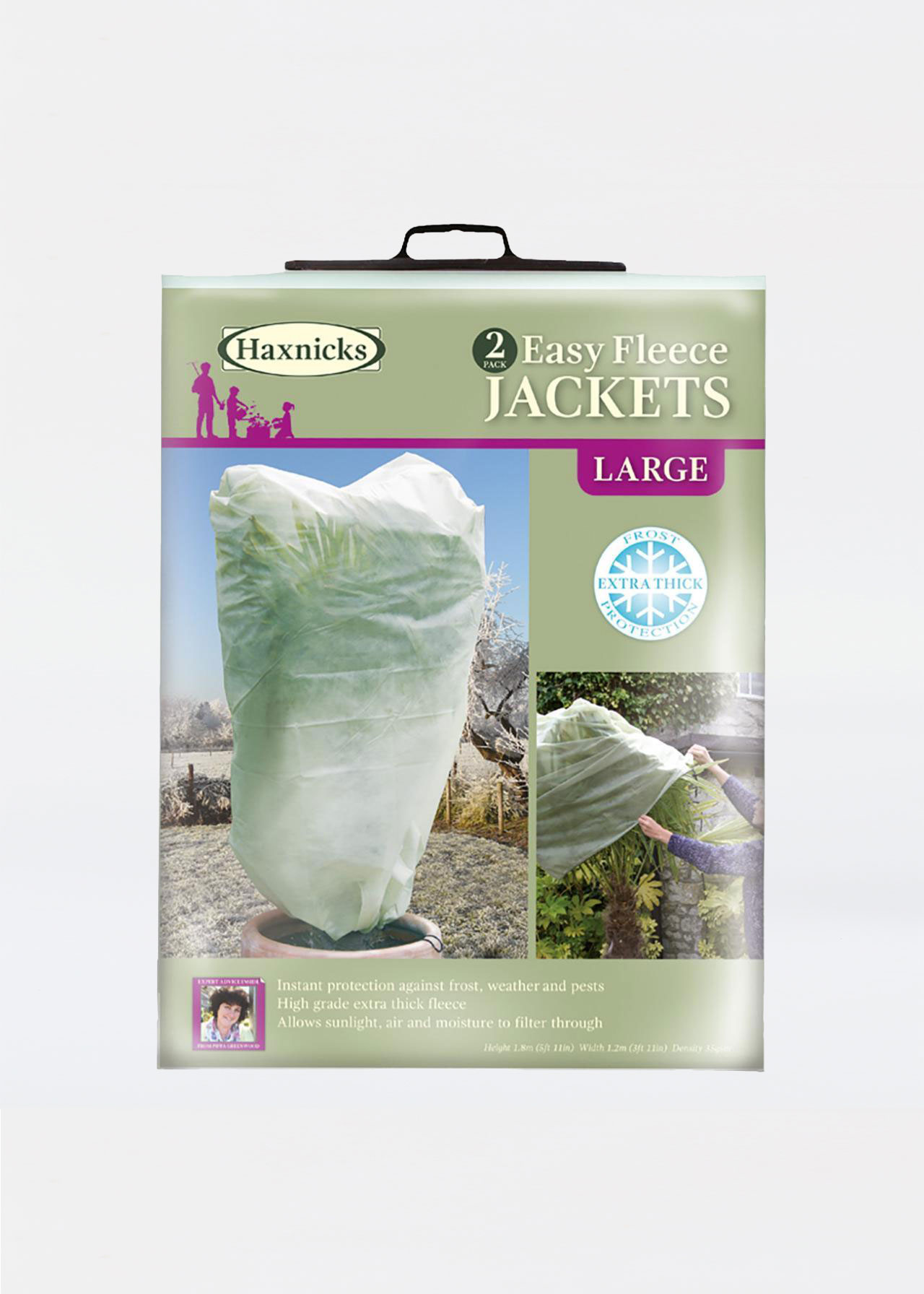 Haxnicks Large Extra Thick Easy Fleece Jacket (x2)