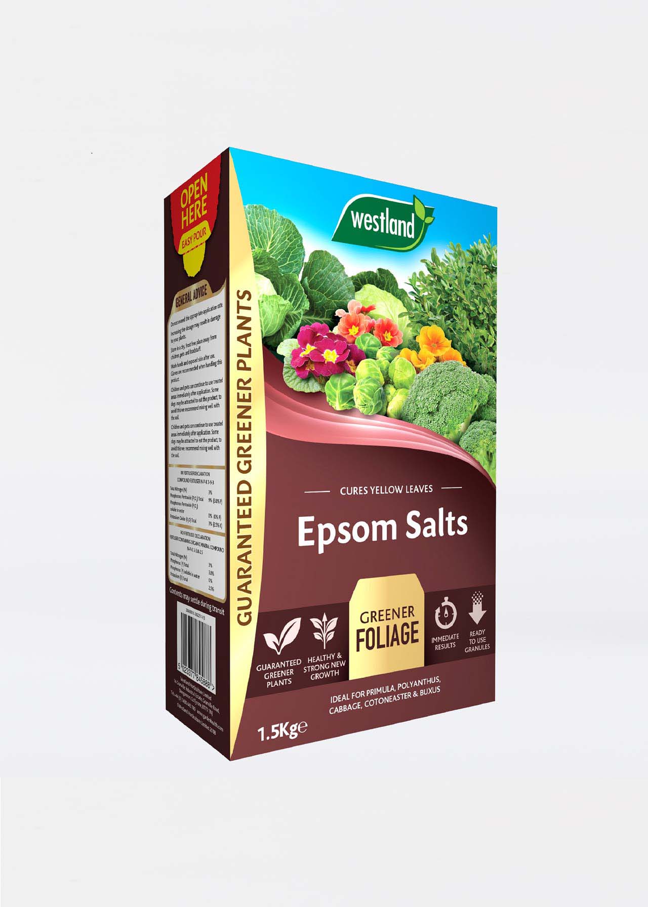 Epsom Salts 1.5kg
