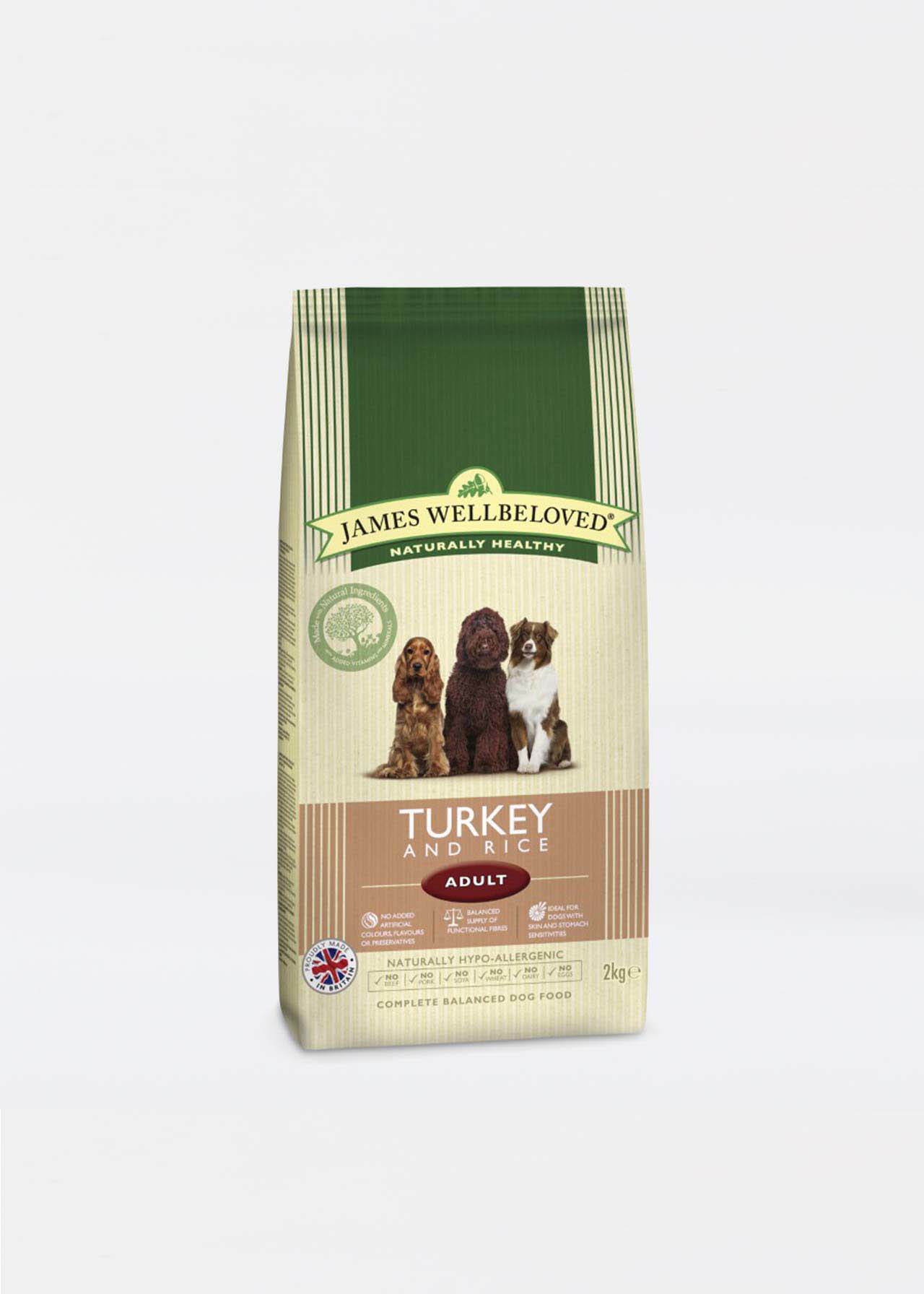 James Wellbeloved Adult Turkey & Rice 2kg