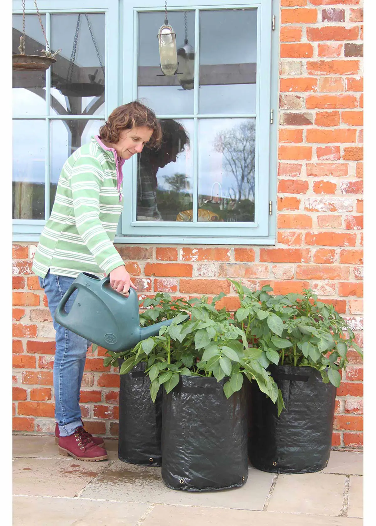 A photo of Haxnicks Potato/Tomato Patio Planter 3 Pack