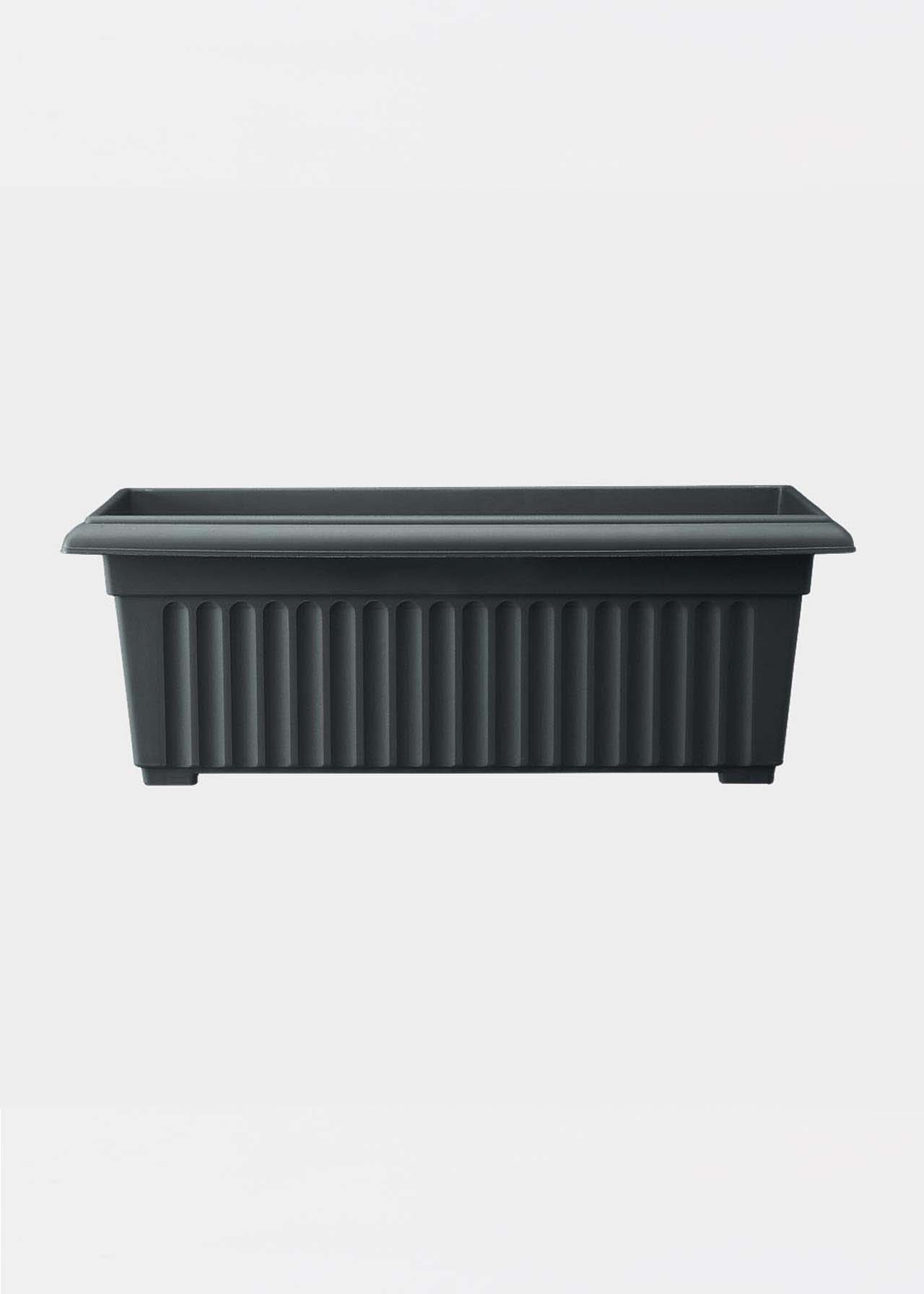 70cm Corinthian Trough Black