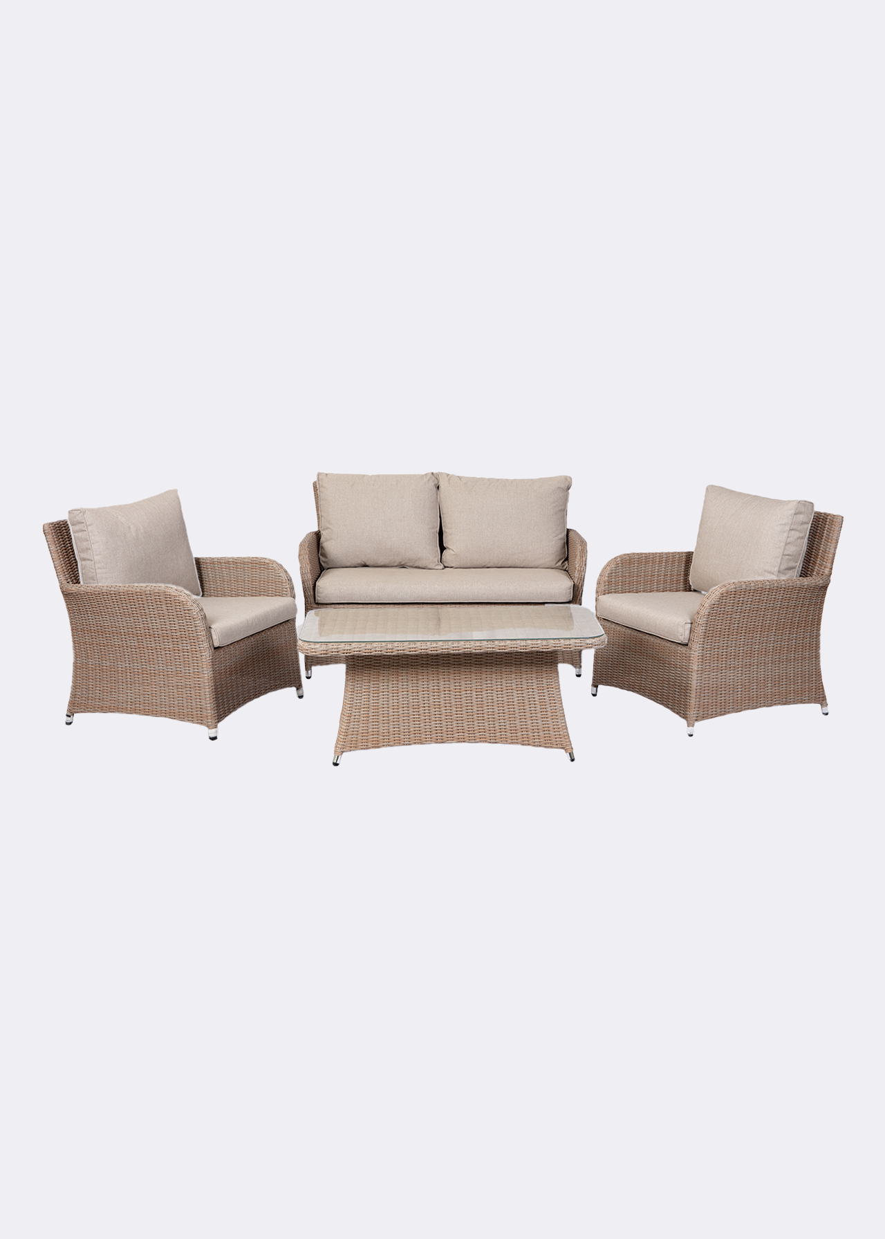 Malmo 4 seater outdoor coffee set