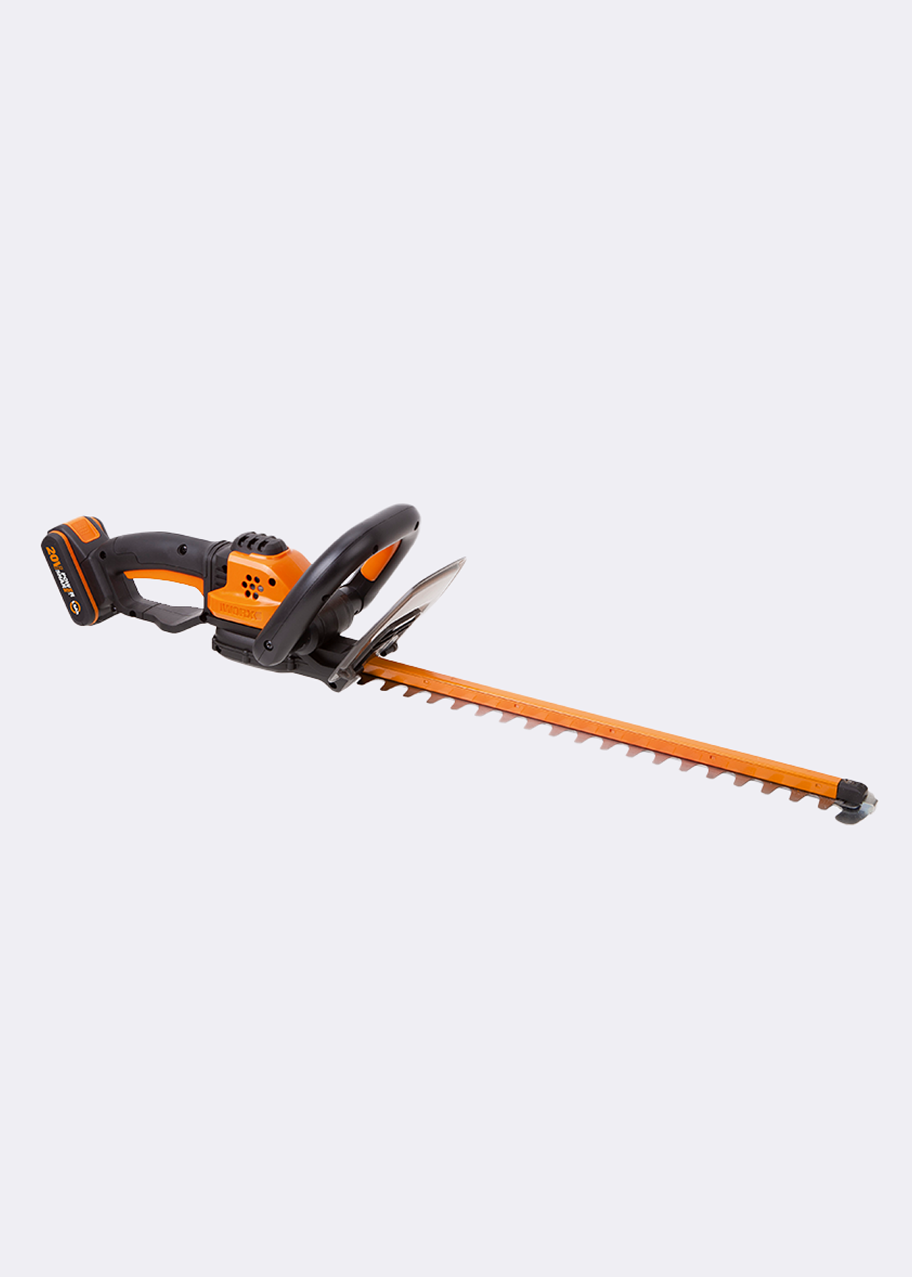 Worx 20V 45cm Cordless Hedge Trimmer with Batteries & Charge