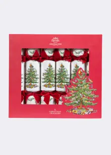 Pack of 6 Spode Christmas Tree Christmas Crackers