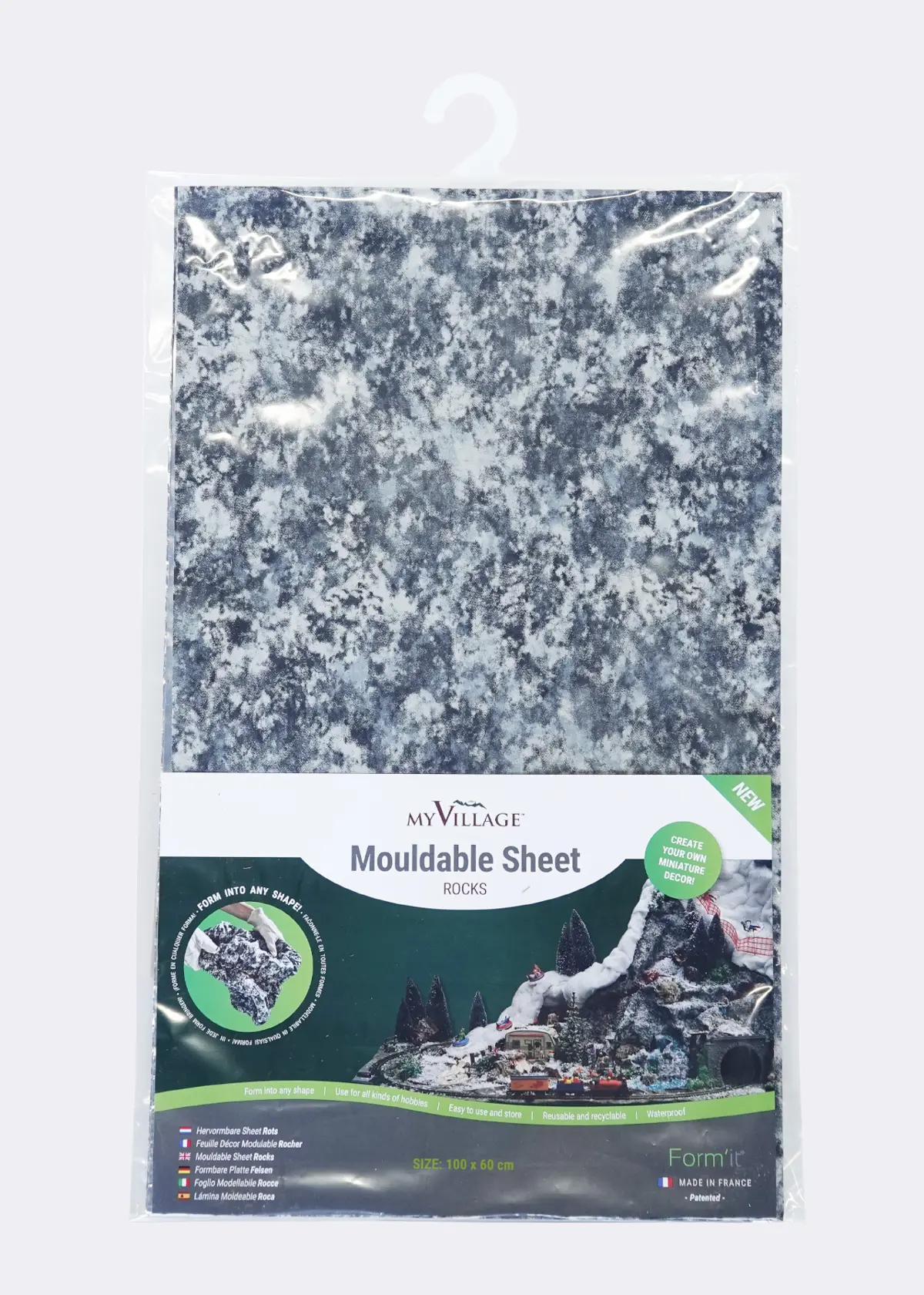 A photo of Rock Design Mouldable Sheet 100x60cm