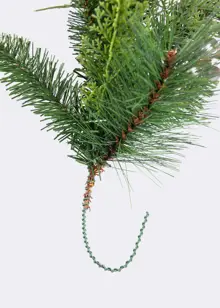 Champagne Berry Artificial Garland With Bell & Bow 1.8m