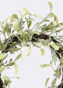 Mistletoe Artificial Wreath 50cm