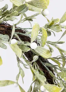 Mistletoe Artificial Wreath 50cm