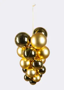 Gold Cluster Bauble 30cm