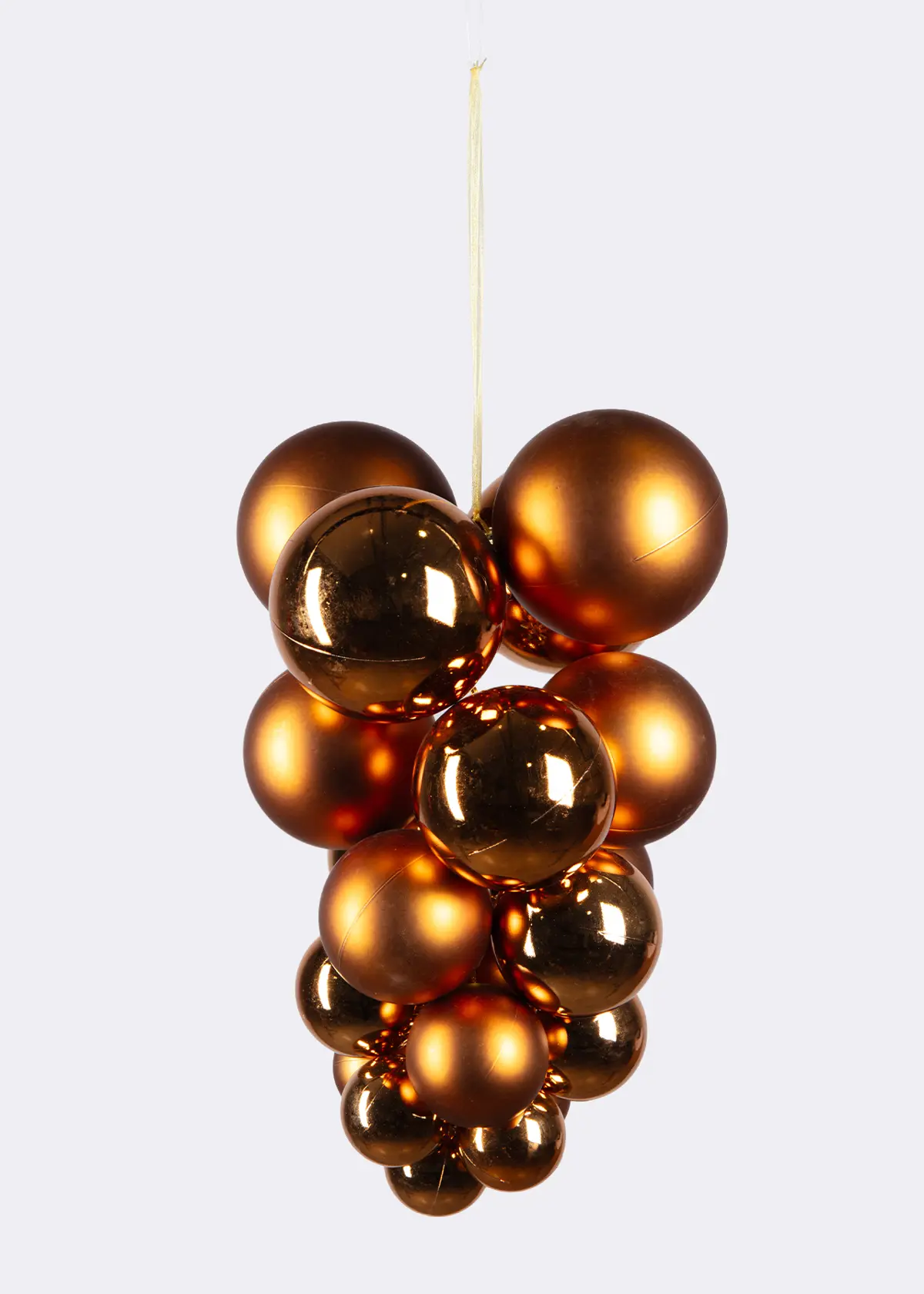 A photo of Carmel Brown Cluster Bauble 30cm