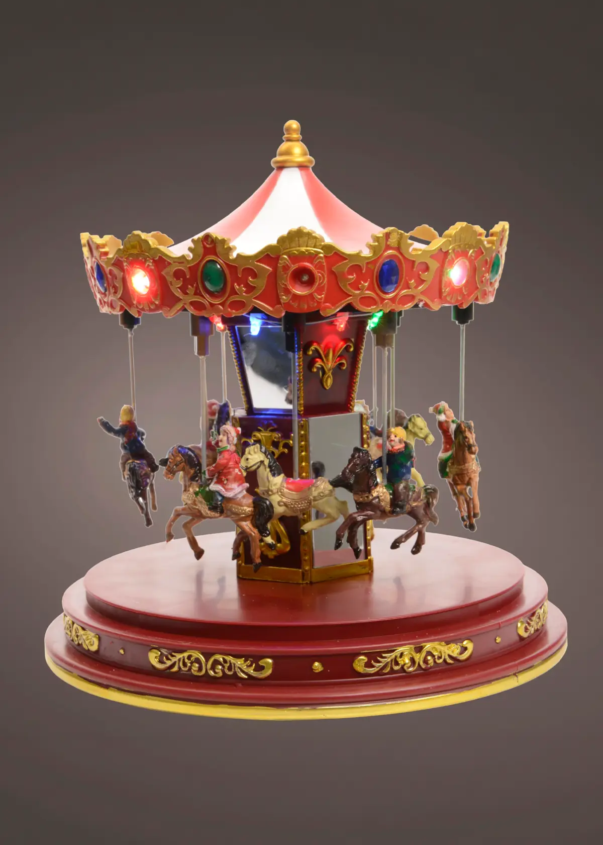 A photo of Lumineo Animated Light-Up Carousel Model