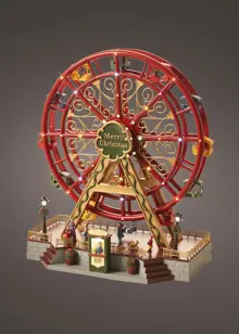 Lumineo Animated Light-Up Ferris Wheel Model