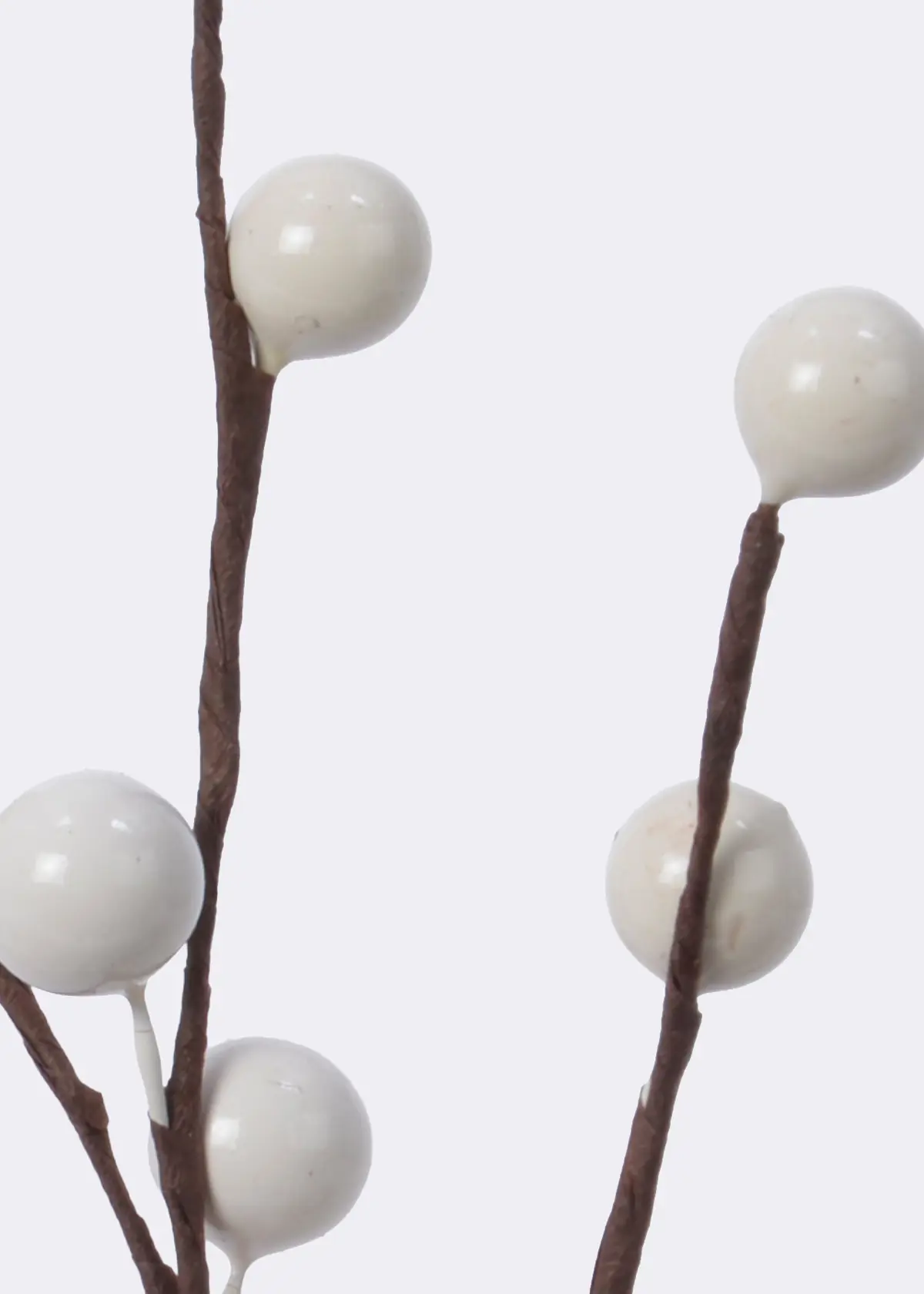 A photo of White Foam Berry Pick 26cm