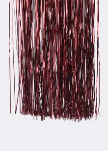 Lametta Oxblood Shiny Tinsel 40x50cm