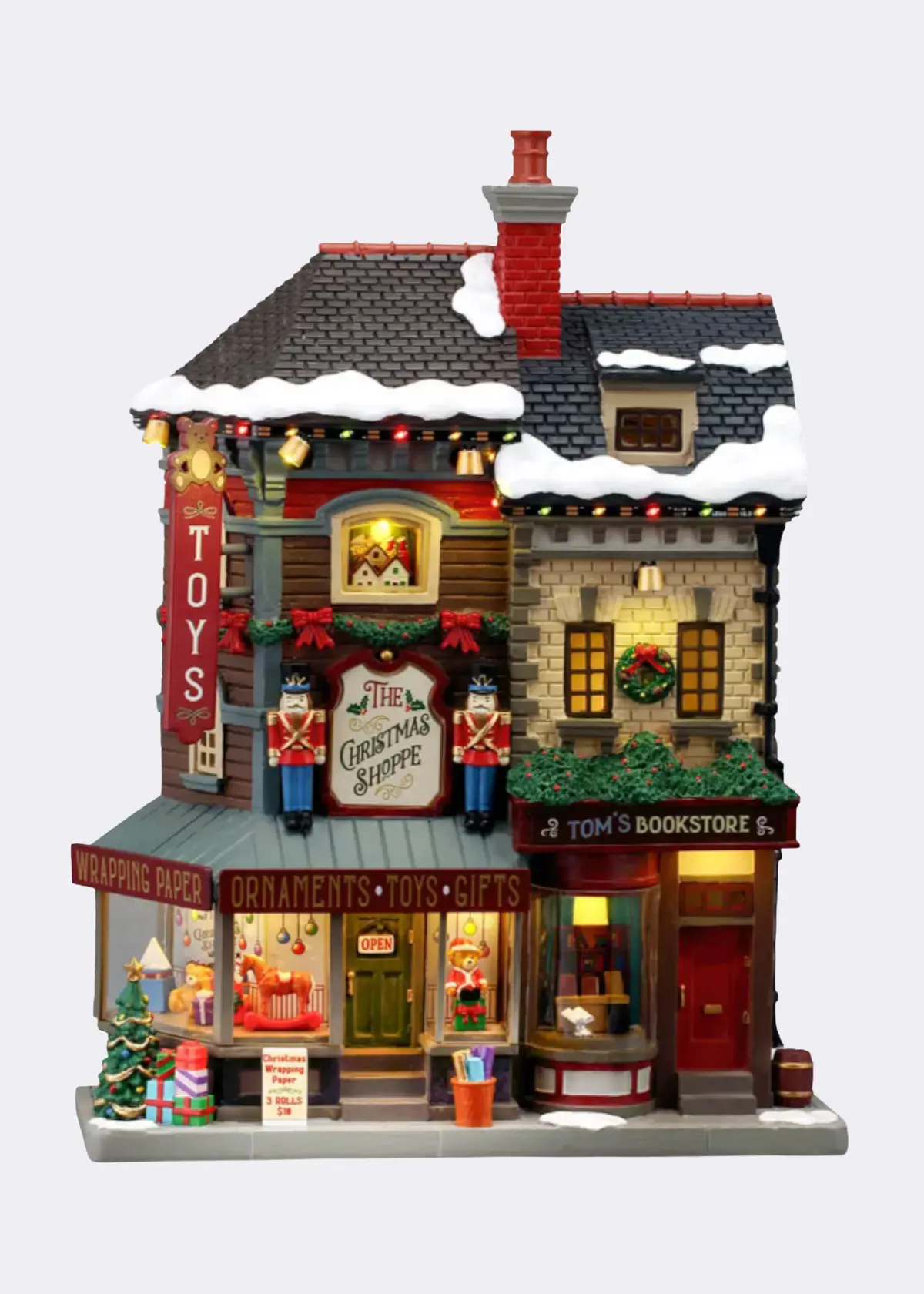 A photo of Lemax The Christmas Shoppe Light-Up Model