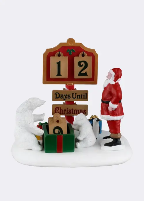 A photo of Lemax North Pole Countdown Model