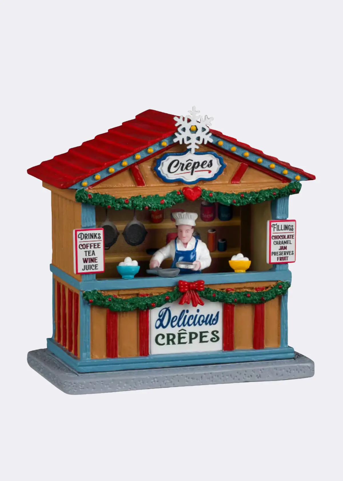 A photo of Lemax Crepes Hut Model