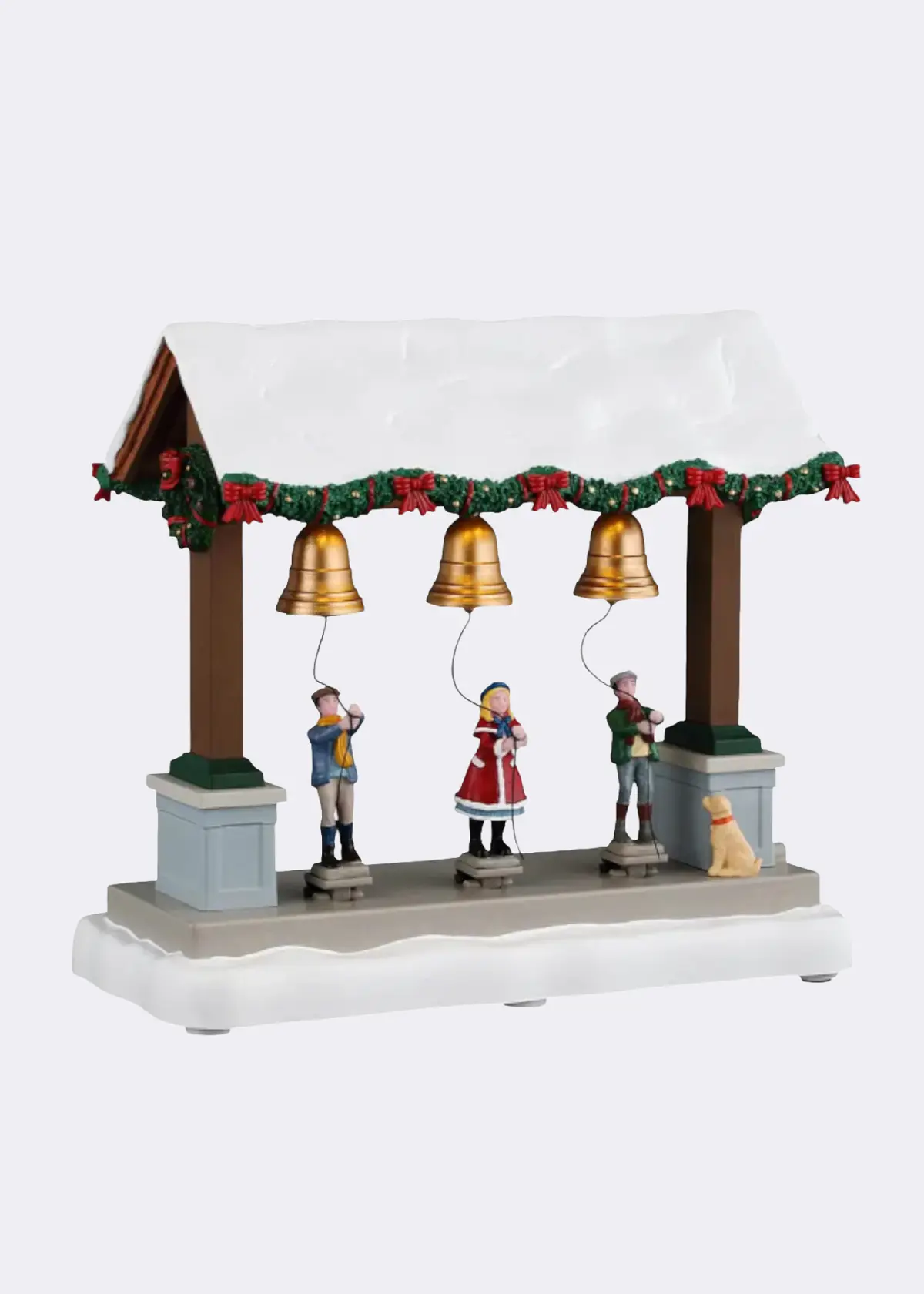 A photo of Lemax Christmas Bells Are Ringing Light-Up Model