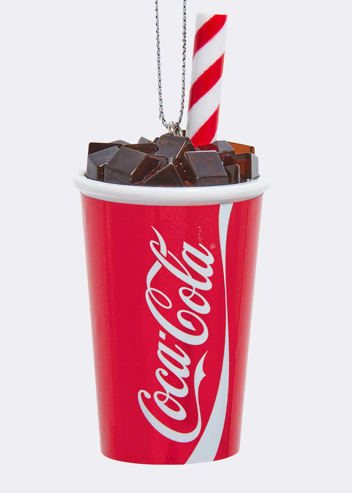 A photo of Coca-Cola Cup With Straw Hanging Ornament