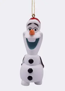 Disney 3D Olaf Santa Bauble