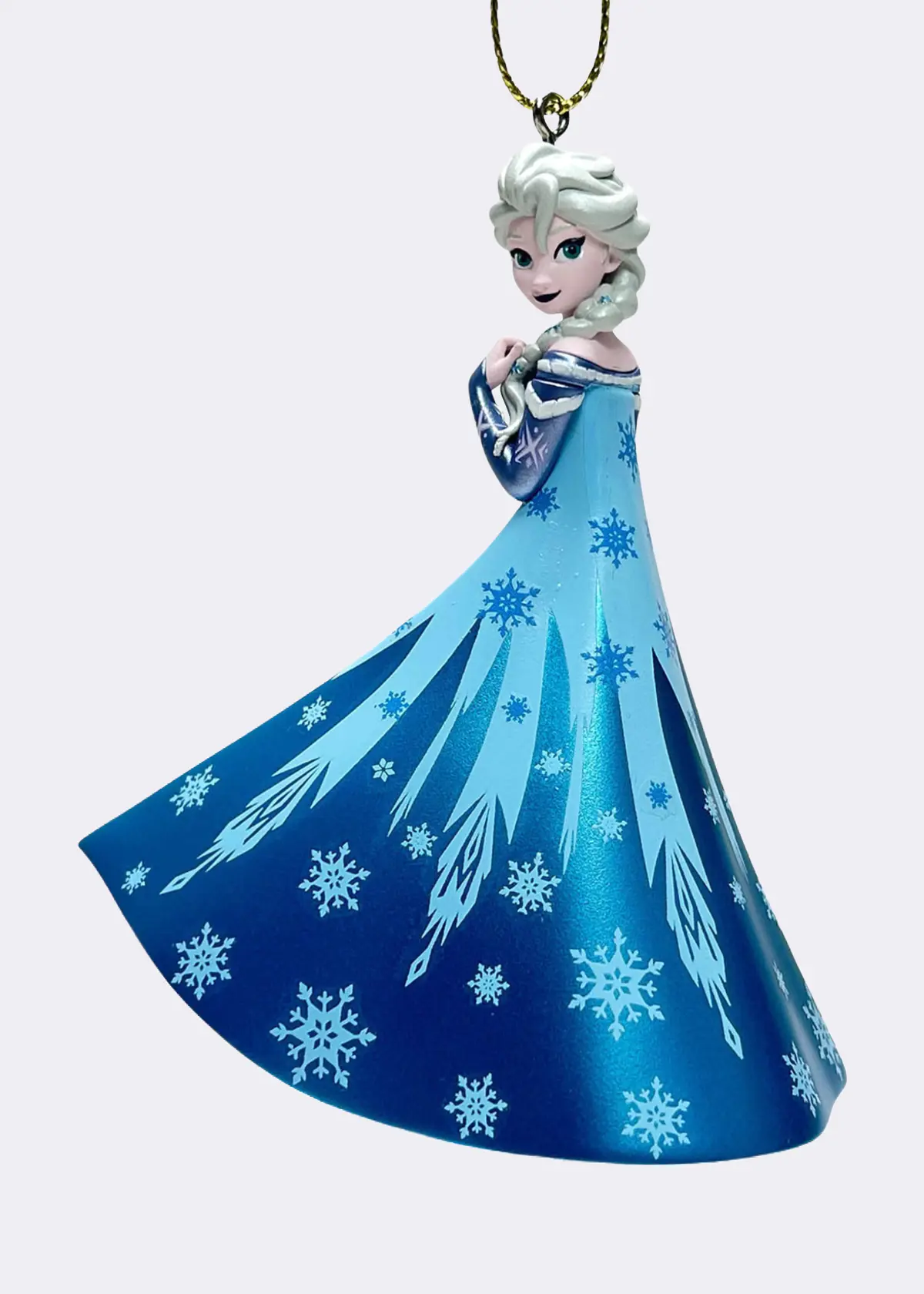 A photo of Disney 3D Metallic Elsa Hanging Ornament