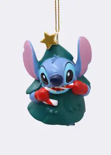 Disney 3D Stitch In Christmas Tree Hanging Ornament