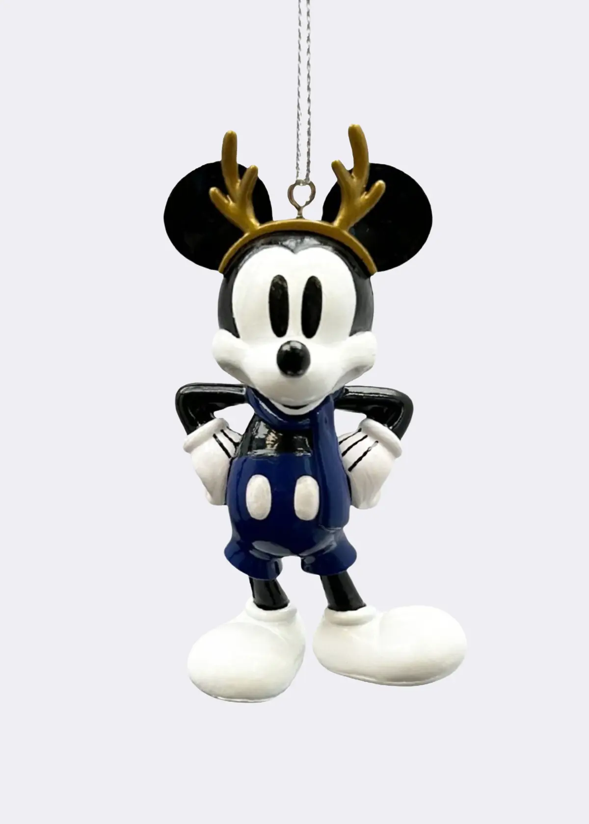 A photo of Disney 3D Delftsblauw Mickey Mouse Hanging Ornament