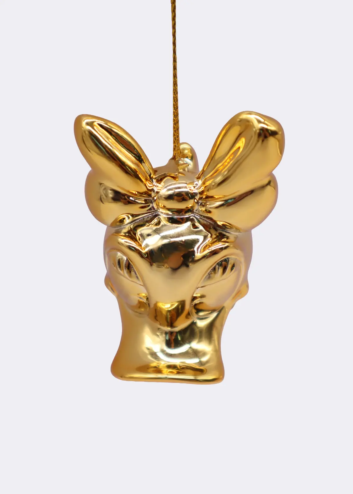 A photo of Disney 3D Daisy Duck Head Bauble Gold