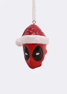 Disney 3D Deadpool Face Hanging Ornament