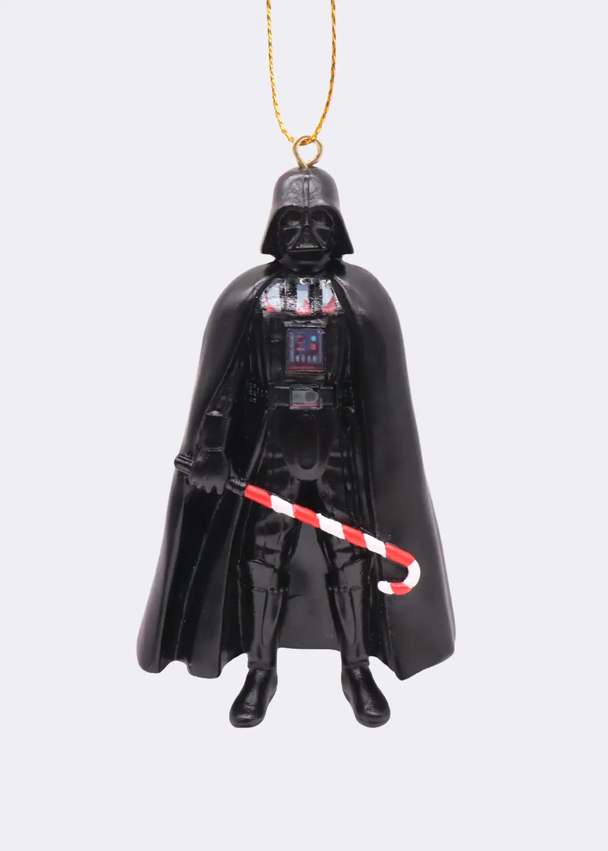 A photo of Star Wars 3D Darth Vader Candy Cane Hanging Ornament