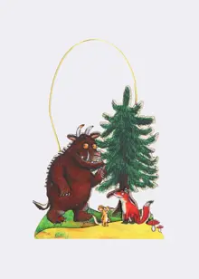 Gruffalo & Friends Wooden Layered Hanging Decoration 8cm
