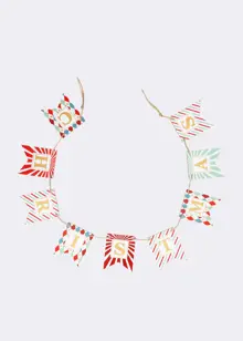 Circus-Style Christmas Wooden Garland 1.2m