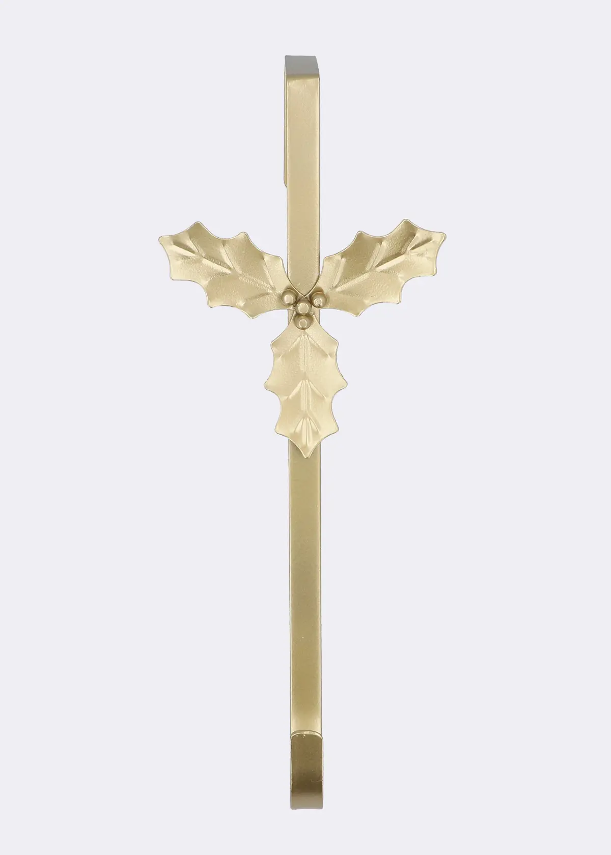 A photo of Holly Gold Metal Wreath Holder 27cm